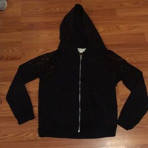 Black hoodie